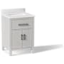 Kohler Kresla 25" Free Standing Single Basin Vanity Set with Cabinet and Quartz Vanity Top Atmos Grey