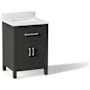 Kohler Kresla 25" Free Standing Single Basin Vanity Set with Cabinet and Quartz Vanity Top Carbon Oak