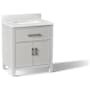 Kohler Kresla 31" Free Standing Single Basin Vanity Set with Cabinet and Quartz Vanity Top Atmos Grey