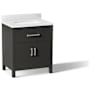 Kohler Kresla 31" Free Standing Single Basin Vanity Set with Cabinet and Quartz Vanity Top Black Oak