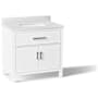 Kohler Kresla 36" Free Standing Single Basin Vanity Set with Cabinet and Quartz Vanity Top White