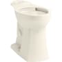Kohler Kelston Elongated Comfort Height Toilet Bowl Only with Revolution 360 Flush and Clean Coat Surface Treatment Biscuit