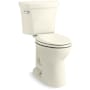 Kohler Highline 1.6 GPF Two Piece Elongated Toilet with Left Hand Lever Biscuit