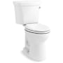 Kohler Highline 1.28 GPF Two Piece Elongated Toilet with Right Hand Lever White