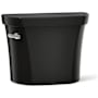 Kohler Highline 1.6 GPF Toilet Tank Only with Left Hand Lever Black Black