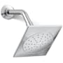 Kohler Loure 1.75 GPM Single Function Shower Head with MasterClean Sprayface and Katalyst Air-Induction Technology Polished Chrome