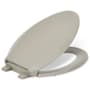 Kohler Cachet Elongated Closed-Front Toilet Seat with Soft Close and Quick Release Sandbar