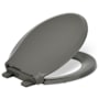 Kohler Cachet ReadyLatch Round-Front Quiet-Close Toilet Seat Thunder Grey