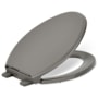Kohler Glenbury Elongated Closed-Front Toilet Seat with Soft Close and Quick Release Cashmere