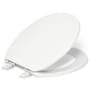 Kohler Brevia Q2 Round Closed-Front Toilet Seat with Quick-Release and Quick-Attach Hinges White