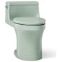 Kohler San Souci 1.28 GPF Elongated One-Piece Comfort Height Toilet with AquaPiston Technology - Seat Included Aspen Green