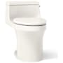 Kohler San Souci 1.28 GPF Elongated One-Piece Comfort Height Toilet with Right Side Trip Lever and AquaPiston Technology - Seat Included Biscuit