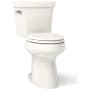 Kohler Highline 1.0 GPF Elongated Two-Piece Comfort Height Toilet with Class Five Flush&reg; Technology - Seat not Included Biscuit