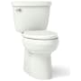 Kohler Cimarron Comfort Height 1.28 GPF Two-Piece Elongated Toilet with Fully Skirted Trapway and AquaPiston Flushing Technology Dune