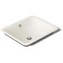 Kohler Iron Plains 19-9/16" Drop In Enameled Cast Iron Bathroom Sink with Overflow Biscuit