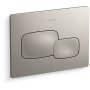 Kohler Cue 1.6 / 0.8 GPF Dual Flush Actuator Plate Vibrant Brushed Nickel