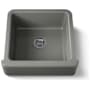 Kohler Whitehaven 23-1/2" Self-Trimming Farmhouse Single Basin Enameled Cast Iron Kitchen Sink Thunder Grey