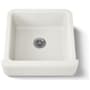 Kohler Whitehaven 23-1/2" Self-Trimming Farmhouse Single Basin Enameled Cast Iron Kitchen Sink Biscuit