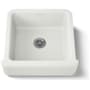 Kohler Whitehaven 23-1/2" Self-Trimming Farmhouse Single Basin Enameled Cast Iron Kitchen Sink Dune