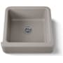 Kohler Whitehaven 23-1/2" Self-Trimming Farmhouse Single Basin Enameled Cast Iron Kitchen Sink Truffle