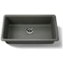 Kohler Iron/Tones 33" Undermount Single Basin Enameled Cast Iron Kitchen Sink Thunder Grey