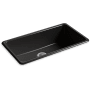Kohler Iron/Tones 33" Undermount Single Basin Enameled Cast Iron Kitchen Sink Black Black