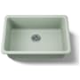 Kohler Iron/Tones 27" Undermount Single Basin Enameled Cast Iron Kitchen Sink Aspen Green