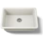 Kohler Iron/Tones 27" Undermount Single Basin Enameled Cast Iron Kitchen Sink Biscuit