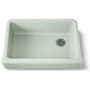 Kohler Whitehaven 32-1/2" Self-Trimming Farmhouse Single Basin Enameled Cast Iron Kitchen Sink Aspen Green