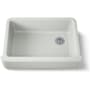 Kohler Whitehaven 32-11/16" Self-Trimming Farmhouse Single Basin Enameled Cast Iron Kitchen Sink Sea Salt