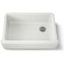 Kohler Whitehaven 32-11/16" Self-Trimming Farmhouse Single Basin Enameled Cast Iron Kitchen Sink Dune