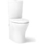 Kohler Persuade Curv 1.6 / 1.0 GPF Two Piece Elongated Comfort Height Toilet White