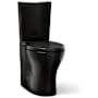Kohler Persuade Curv 1.6 / 1.0 GPF Two Piece Elongated Comfort Height Toilet Black Black