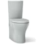 Kohler Persuade Curv 1.6 / 1.0 GPF Two Piece Elongated Comfort Height Toilet Ice Grey