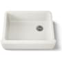 Kohler Whitehaven 29-11/16" Self-Trimming Farmhouse Single Basin Enameled Cast Iron Kitchen Sink Biscuit