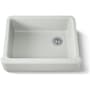 Kohler Whitehaven 29-11/16" Self-Trimming Farmhouse Single Basin Enameled Cast Iron Kitchen Sink Sea Salt