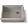 Kohler Whitehaven 29-11/16" Self-Trimming Farmhouse Single Basin Enameled Cast Iron Kitchen Sink Truffle