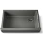 Kohler Whitehaven 35-1/2" Self-Trimming Farmhouse Single Basin Enameled Cast Iron Kitchen Sink Thunder Grey