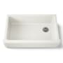 Kohler Whitehaven 35-11/16" Self-Trimming Farmhouse Single Basin Enameled Cast Iron Kitchen Sink Biscuit