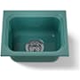 Kohler Northland 15" Undermount Single Basin Cast Iron Bar Sink Teal