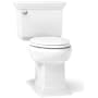 Kohler Memoirs 1.28 GPF Two-Piece Elongated Comfort Height Toilet with AquaPiston Technology - Less Seat White