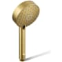 Kohler Awaken 1.75 GPM Multi Function Hand Shower with MasterClean Sprayface Vibrant Brushed Modern Brass