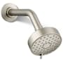 Kohler Awaken 1.75 GPM Multi Function Shower Head with MasterClean Sprayface Technology Vibrant Brushed Nickel