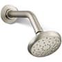 Kohler Awaken B90 1.75 GPM Single Function Shower Head with MasterClean Technology Vibrant Brushed Nickel