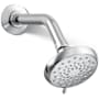 Kohler Awaken 2.5 GPM Multi Function Shower Head with Masterclean Technology Polished Chrome