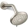 Kohler Awaken 1.75 GPM Multi Function Shower Head with MasterClean Sprayface Technology Vibrant Brushed Nickel