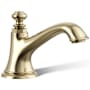 Kohler Artifacts 1.2 GPM Widespread Bathroom Faucet with Pop-Up Drain Assembly Vibrant French Gold