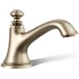Kohler Artifacts 1.2 GPM Widespread Bathroom Faucet with Pop-Up Drain Assembly Vibrant Brushed Bronze