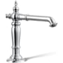 Kohler Artifacts 1.2 GPM Widespread Bathroom Faucet with Pop-Up Drain Assembly - Less Handles Polished Chrome