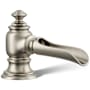 Kohler Artifacts 1.2 GPM Widespread Bathroom Faucet with Pop-Up Drain Assembly - Less Handles Vibrant Brushed Nickel